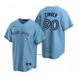 Camiseta Beisbol Hombre Toronto Blue Jays Adam Cimber Alterno Replica Azul