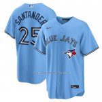 Camiseta Beisbol Hombre Toronto Blue Jays Anthony Santander Alterno Replica Azul Claro