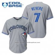 Camiseta Beisbol Hombre Toronto Blue Jays Ben Revere 7 Gris Cool Base