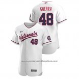 Camiseta Beisbol Hombre Washington Nationals Javy Guerra Autentico 2020 Alterno Blanco