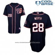 Camiseta Beisbol Hombre Washington Nationals Jayson Werth 28 Azul Alterno Cool Base