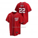 Camiseta Beisbol Hombre Washington Nationals Juan Soto Replica Alterno Rojo