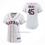 Camiseta Beisbol Mujer Houston Astros Tatsuya Imai Primera Replica Blanco