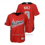 Camiseta Beisbol Nino All Star Javier Baez 2018 Home Run Derby National League Rojo