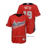 Camiseta Beisbol Nino All Star Joey Votto 2018 Home Run Derby National League Rojo