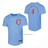 Camiseta Beisbol Nino Chicago Cubs Pete Crow Armstrong Alterno 2 Replica Azul Claro