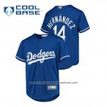 Camiseta Beisbol Nino Los Angeles Dodgers Enrique Hernandez Cool Base Alterno Replica Azul