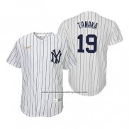 Camiseta Beisbol Nino New York Yankees Masahiro Tanaka Cooperstown Collection Primera Blanco