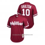 Camiseta Beisbol Nino Philadelphia Phillies Darren Daulton Cooperstown Collection Mesh Batting Practice Burgundy