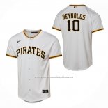 Camiseta Beisbol Nino Pittsburgh Pirates Bryan Reynolds Primera Replica Blanco
