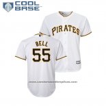 Camiseta Beisbol Nino Pittsburgh Pirates Josh Bell Cool Base Primera Blanco