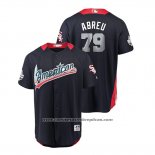 Camiseta Beisbol Hombre All Star Chicago White Sox Jose Abreu 2018 Home Run Derby American League Azul