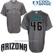 Camiseta Beisbol Hombre Arizona Diamondbacks 46 Patrick Corbin Cool Base Gris