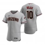 Camiseta Beisbol Hombre Arizona Diamondbacks Josh Rojas Autentico 2020 Road Gris