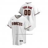 Camiseta Beisbol Hombre Arizona Diamondbacks Personalizada Replica Primera Blanco