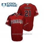 Camiseta Beisbol Hombre Arizona Diamondbacks Zack Greinke Cool Base 2019 Entrenamiento de Primavera Rojo Camiseta Beisbol Hombre Arizona Diamondbacks Zack Greinke Cool Base 2019 Entrenamiento de Primavera Rojo