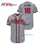 Camiseta Beisbol Hombre Atlanta Braves Brian Mccann 2019 All Star Flex Base Gris