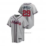 Camiseta Beisbol Hombre Atlanta Braves John Smoltz 2020 Replica Road Gris