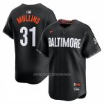 Camiseta Beisbol Hombre Baltimore Orioles Cedric Mullins 2025 City Connect Limited Negro