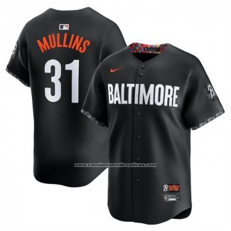 Camiseta Beisbol Hombre Baltimore Orioles Cedric Mullins 2025 City Connect Limited Negro