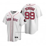 Camiseta Beisbol Hombre Boston Red Sox Alex Verdugo Primera Blanco