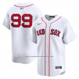 Camiseta Beisbol Hombre Boston Red Sox Alex Verdugo Primera Limited Blanco
