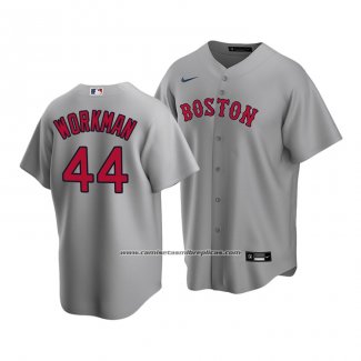 Camiseta Beisbol Hombre Boston Red Sox Brandon Workman Replica Gris