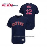 Camiseta Beisbol Hombre Boston Red Sox Brock Holt Autentico Flex Base Azul