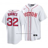 Camiseta Beisbol Hombre Boston Red Sox Matt Barnes Replica 2021 Blanco