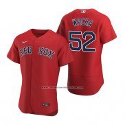 Camiseta Beisbol Hombre Boston Red Sox Michael Wacha Autentico Alterno Rojo