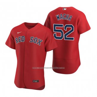 Camiseta Beisbol Hombre Boston Red Sox Michael Wacha Autentico Alterno Rojo
