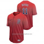 Camiseta Beisbol Hombre Boston Red Sox Rafael Devers Fade Autentico Rojo