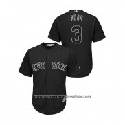 Camiseta Beisbol Hombre Boston Red Sox Sandy Leon 2019 Players Weekend Noah Replica Negro