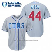 Camiseta Beisbol Hombre Chicago Cubs 44 Anthony Rizzo Gris Alterno Cool Base