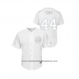 Camiseta Beisbol Hombre Chicago Cubs Anthony Rizzo 2019 Players Weekend Tony Replica Blanco