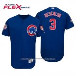 Camiseta Beisbol Hombre Chicago Cubs Daniel Descalso Flex Base Entrenamiento de Primavera 2019 Azul