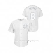 Camiseta Beisbol Hombre Chicago Cubs Ian Happ 2019 Players Weekend Happer Replica Blanco