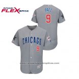 Camiseta Beisbol Hombre Chicago Cubs Javier Baez 2019 All Star Flex Base Gris