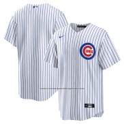 Camiseta Beisbol Hombre Chicago Cubs Primera Big & Tall Replica Blanco