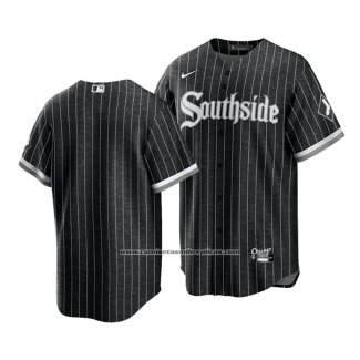 Camiseta Beisbol Hombre Chicago White Sox 2021 City Connect Replica Negro