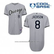 Camiseta Beisbol Hombre Chicago White Sox 8 Bo Jackson Gris Cool Base