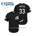 Camiseta Beisbol Hombre Chicago White Sox James Shields Cool Base Entrenamiento de Primavera 2019 Negro