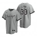 Camiseta Beisbol Hombre Chicago White Sox Lance Lynn Replica Gris