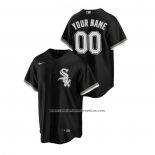 Camiseta Beisbol Hombre Chicago White Sox Personalizada Replica Alterno Negro