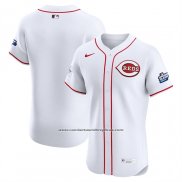 Camiseta Beisbol Hombre Cincinnati Reds 2025 MLB Speedway Classic Primera Elite Blanco