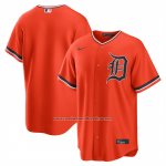 Camiseta Beisbol Hombre Detroit Tigers Alterno Replica Naranja