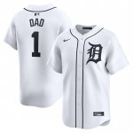 Camiseta Beisbol Hombre Detroit Tigers #1 Dad Primera Limited Blanco  Camiseta Beisbol Hombre Detroit Tigers #1 Dad Primera Limited Blanco