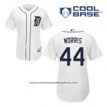 Camiseta Beisbol Hombre Detroit Tigers Daniel Norris 44 Blanco Primera Cool Base