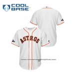 Camiseta Beisbol Hombre Houston Astros 2019 Postemporada Cool Base Blanco