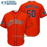 Camiseta Beisbol Hombre Houston Astros Charlie Morton Naranja Cool Base